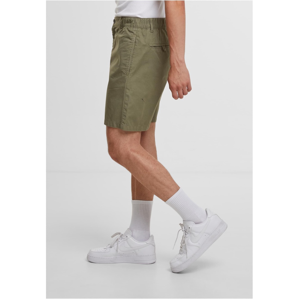 Urban Classics - Bermuda With Elastic Waistband Shorts - Olive green
